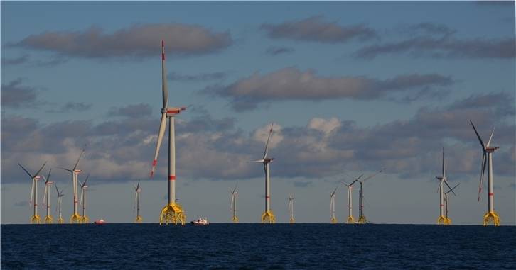 Le parc de Wikinger fournit de l'énergie propre à environ 350 000 foyers allemands depuis sa mise en service en 2018.