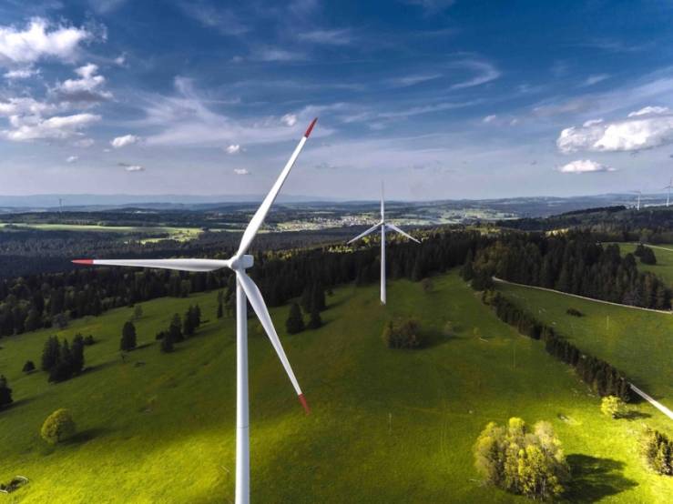 Parc éolien de Conquest AM en France
