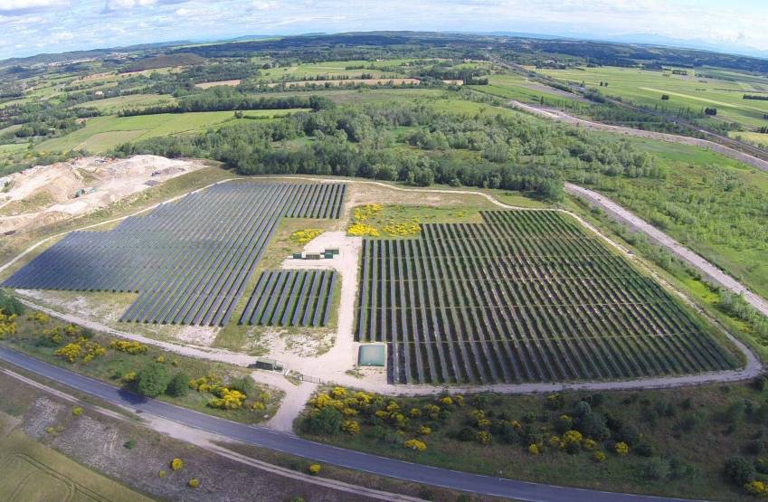 Une centrale solaire détenue par Générale du Solaire. © Groupe Générale du Solaire