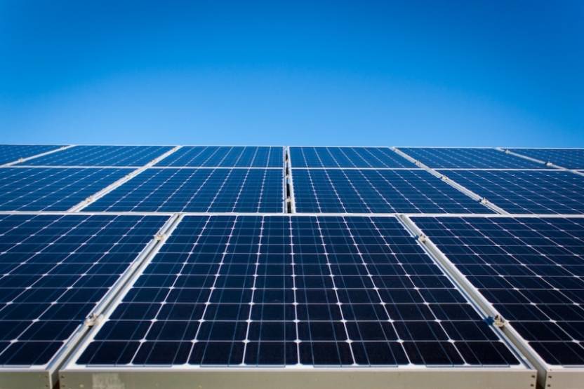 La centrale solaire de Labarde à Bordeaux. 