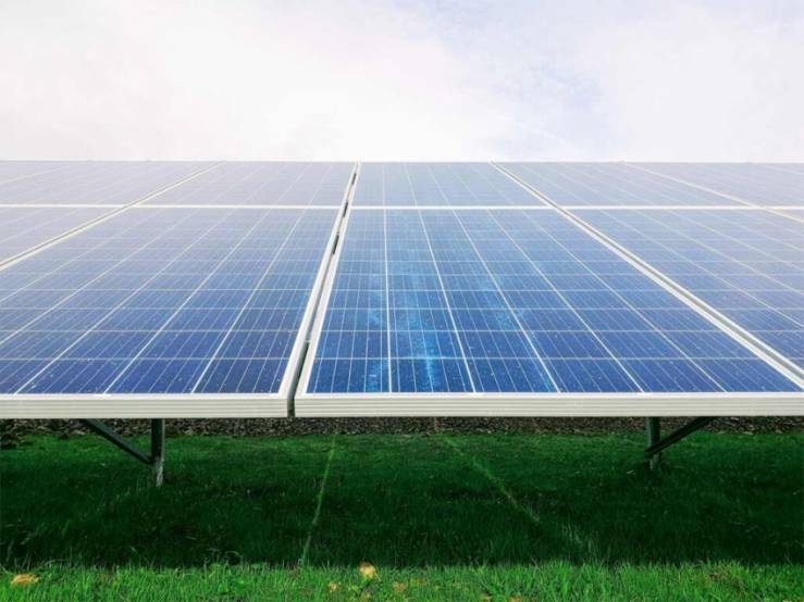 L'unité de Lääneranna sera la plus grande centrale solaire des pays baltes au moment de son achèvement. ©Evecon OÜ 