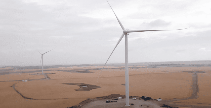 Le projet éolien Cypress, développé par EDF Renewables Canada. ©EDF Renewables 