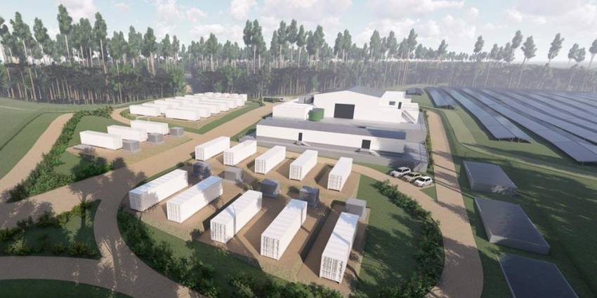 Modélisation d'une centrale d'HDF Energy.