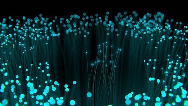 Fibre Optique bleu - 600