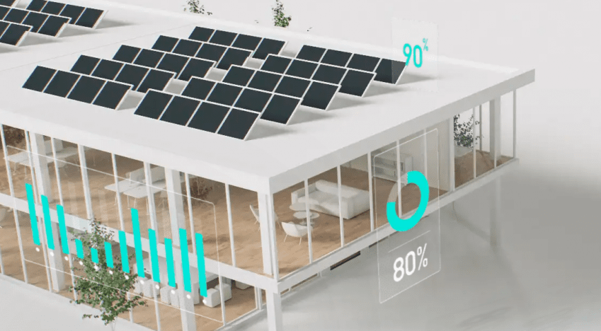 Accenta promeut de réduire jusqu'à 80 % la consommation des bâtiments en période d'exploitation. ©Accenta