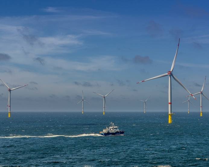 Le parc de Veja Mate, construit par CIP en mer du Nord. 