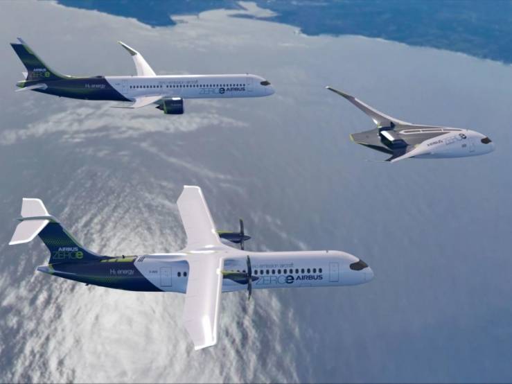 Airbus s'est associé à de nombreuses compagnies aériennes, aéroports, fournisseurs d'énergie et partenaires industriels pour développer une approche par étapes de la disponibilité mondiale de l'hydrogène. © Airbus