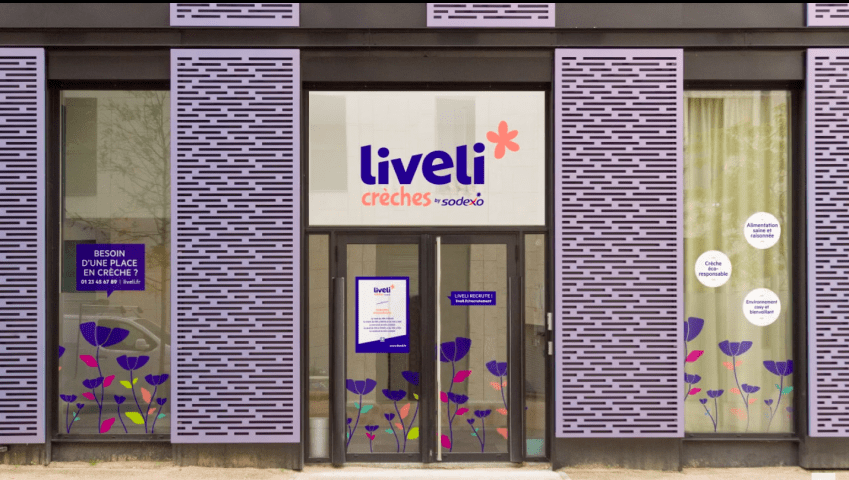 La marque Liveli dédiée aux crèches de Sodexo. © DR