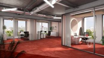 L'int&eacute;rieur du Newton Offices - Port Marianne.