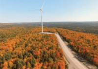Parc &eacute;olien - EDF EN - Qu&eacute;bec - 200