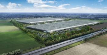 La future plateforme de Mountpark &agrave; Meung-sur-Loire.