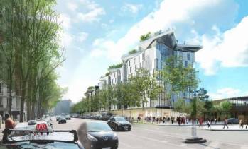 Le futur centre des congr&egrave;s de Paris Porte de Versailles.