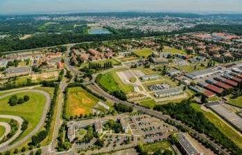 Vue a&eacute;rienne de Versailles-Satory&nbsp;&copy; EPA Paris-Saclay-Alticlic