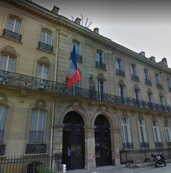 Le 14 rue de l'&Eacute;lys&eacute;e, &agrave; Paris.&nbsp;