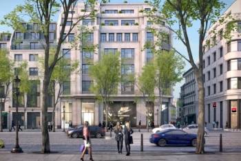 Le 79 Champs-&Eacute;lys&eacute;es, propri&eacute;t&eacute; de Norges Bank IM occup&eacute;e par Nike.