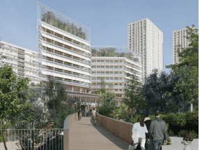 Le projet de la gare des Gobelins.&nbsp;