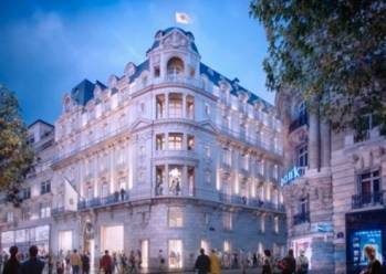 Le futur si&egrave;ge d'Apple France sur les Champs-&Eacute;lys&eacute;es - &copy; Keynote Apple