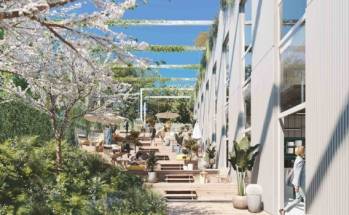 Les terrasses de Life, Paris 13. &copy; LaSalle