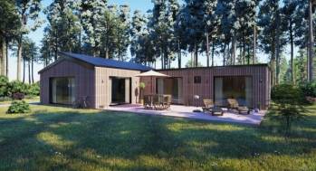 Une maison-type r&eacute;alis&eacute;e par Solaire Box.