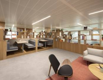 L'intérieur du Belvédère parisien. &copy; Luc Boegly