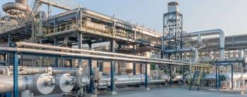 Une usine de production d'hydrogène en Europe.