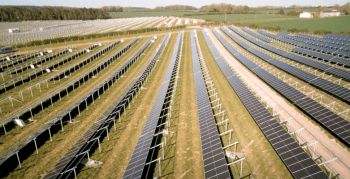Le parc de la "South Farm" est situé près du village de Spetisbury dans le Dorset. ©Voltalia
